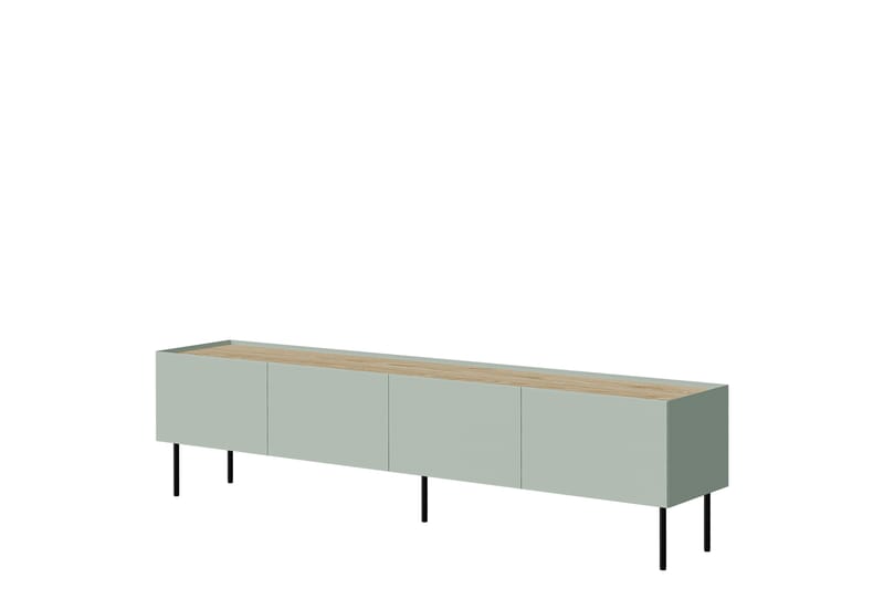 Akie Tv-bänk 200 cm - Grön - Möbler - TV- & Mediamöbler - TV bänk & mediabänk