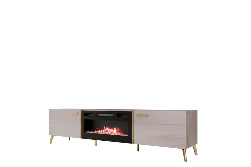 Akihiko Tv-bänk 214 cm - Cashmere - Möbler - TV- & Mediamöbler - TV bänk & mediabänk
