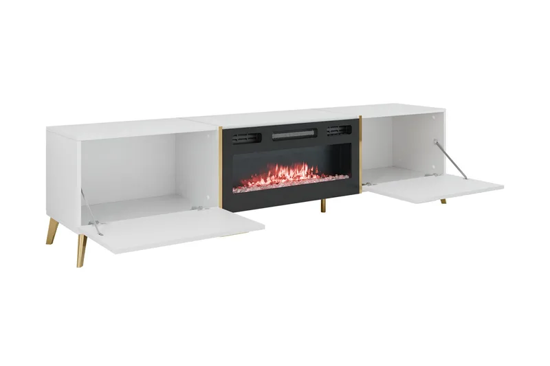 Akihiko Tv-bänk 214 cm - Cashmere - Möbler - TV- & Mediamöbler - TV bänk & mediabänk