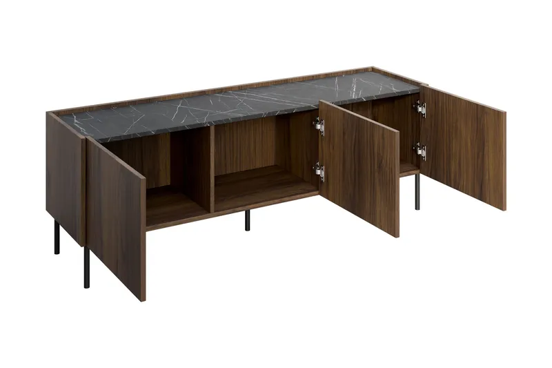 Akihito Tv-bänk 144 cm - Brun - Möbler - TV- & Mediamöbler - TV bänk & mediabänk