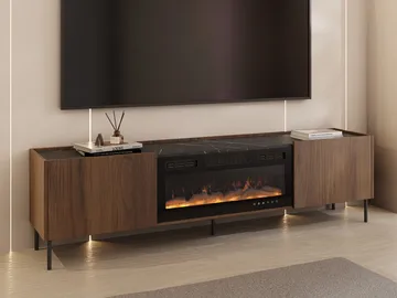 Akihito Tv-bänk 200 cm - brun - Möbler - TV- & Mediamöbler - TV bänk & mediabänk