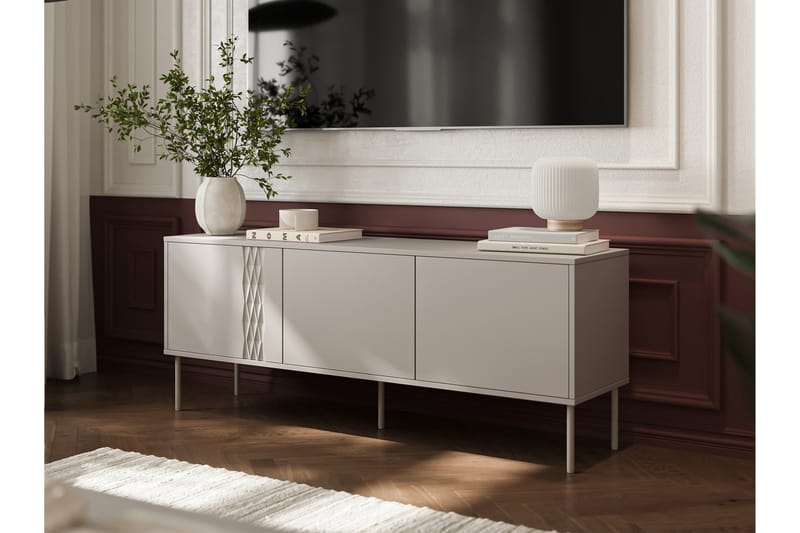 Akiko Tv-bänk 150 cm - Beige - Möbler - TV- & Mediamöbler - TV bänk & mediabänk