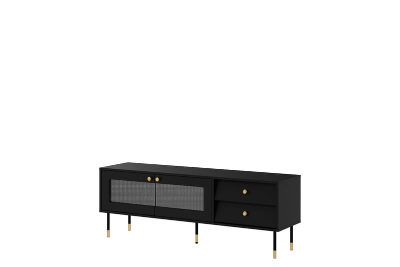 Akilesh Tv-bänk 150 cm, Svart