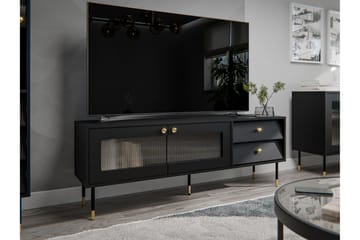 Akilesh Tv-bänk 150 cm - Svart - Möbler - TV- & Mediamöbler - TV bänk & mediabänk