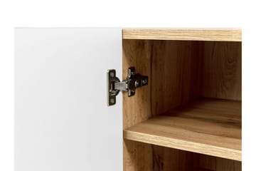 Akimasa Golvstående TV Bänk 181 cm med Förvaring i Ljust Trä - Brun - Möbler - TV- & Mediamöbler - TV bänk & mediabänk