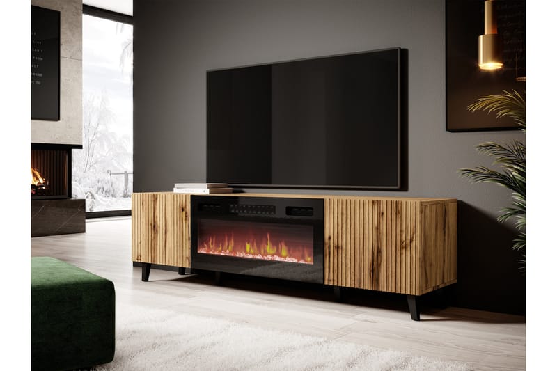 Akimasa Tv-bänk 181 cm - Natur - Möbler - TV- & Mediamöbler - TV bänk & mediabänk