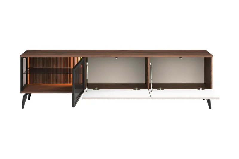 Akinari Tv-bänk 180 cm - Brun/Beige - Möbler - TV- & Mediamöbler - TV bänk & mediabänk