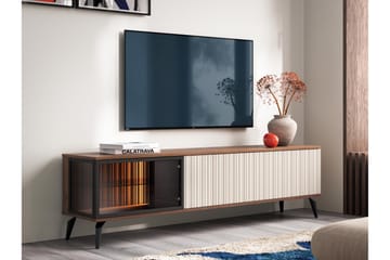Akinari Tv-bänk 180 cm - Brun/Beige - Möbler - TV- & Mediamöbler - TV bänk & mediabänk