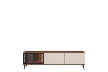Akinari Tv-bänk 180 cm - Brun/Beige - Möbler - TV- & Mediamöbler - TV bänk & mediabänk