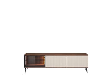 Akinari Tv-bänk 180 cm - Brun/Beige - Möbler - TV- & Mediamöbler - TV bänk & mediabänk
