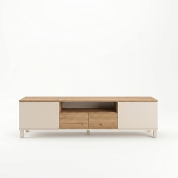 Aldarte TV-bänk 180x49,2x35 cm - Sand och ek - Möbler - TV- & Mediamöbler - TV bänk & mediabänk