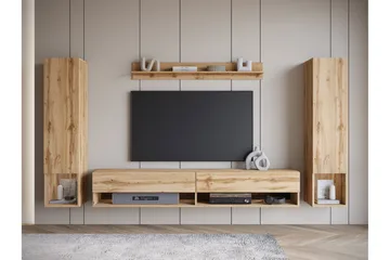 Amadeo Tv-möbelset - Brun - Möbler - TV- & Mediamöbler - TV-möbelset