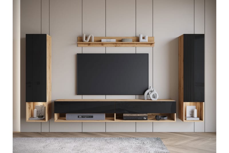 Amadeo Tv-möbelset - Brun - Möbler - TV- & Mediamöbler - TV-möbelset