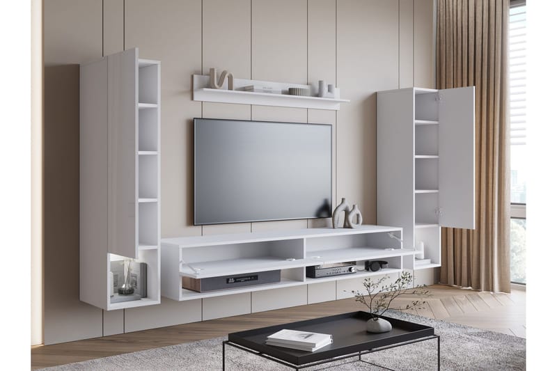 Amadeo Tv-möbelset - Brun/Svart - Möbler - TV- & Mediamöbler - TV-möbelset
