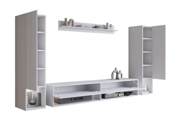 Amadeo Tv-möbelset - Brun/Vit - Möbler - TV- & Mediamöbler - TV-möbelset