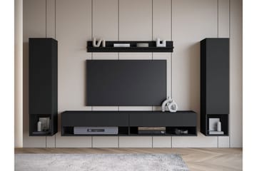 Amadeo Tv-möbelset - Svart - Möbler - TV- & Mediamöbler - TV-möbelset