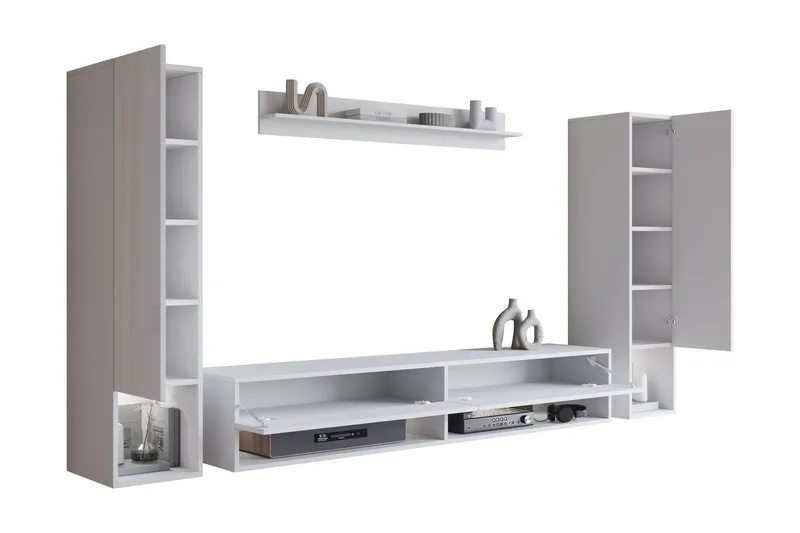 Amadeo Tv-möbelset - Vit - Möbler - TV- & Mediamöbler - TV-möbelset