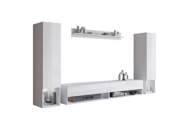 Amadeo Tv-möbelset, Vit