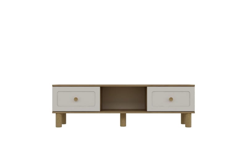 Amarinda Tv-bänk 150 cm - Brun/Vit - Möbler - TV- & Mediamöbler - TV bänk & mediabänk