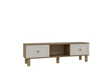 Amarinda Tv-bänk 150 cm - Brun/Vit - Möbler - TV- & Mediamöbler - TV bänk & mediabänk