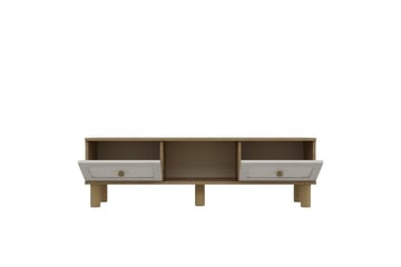 Amarinda Tv-bänk 150 cm - Brun/Vit - Möbler - TV- & Mediamöbler - TV bänk & mediabänk
