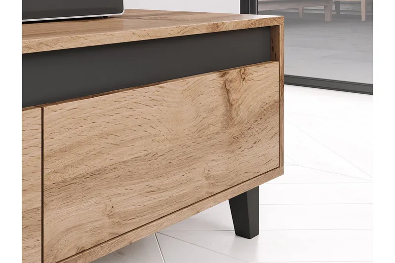 Amshyttan Tv-bänk 185 cm - Brun - Möbler - TV- & Mediamöbler - TV bänk & mediabänk