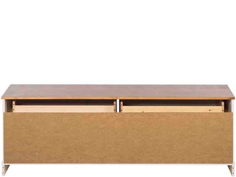 Anita Tv-bänk 137 cm - Vit/honung - Möbler - TV- & Mediamöbler - TV bänk & mediabänk