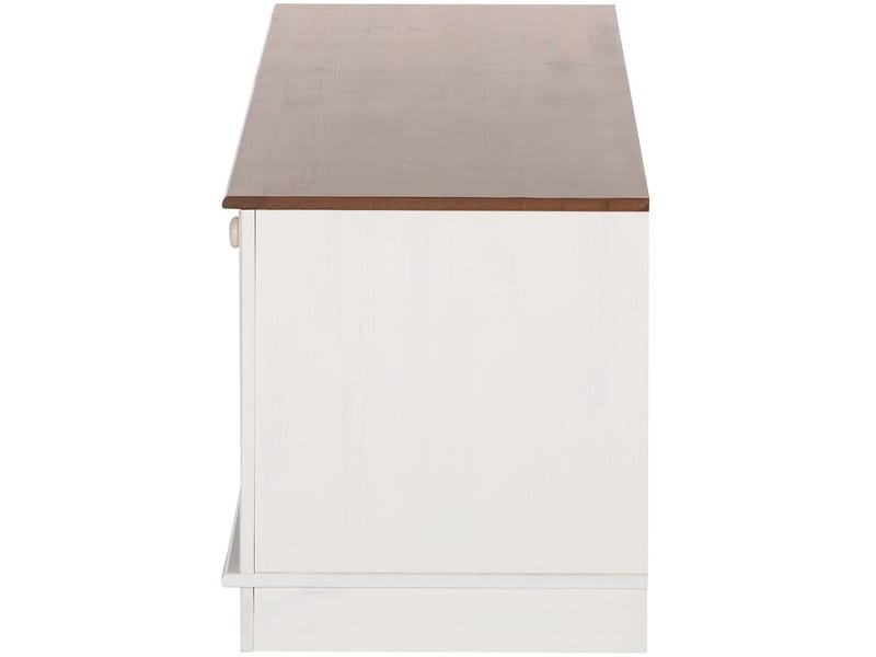 Anita Tv-bänk 137 cm - Vit/honung - Möbler - TV- & Mediamöbler - TV bänk & mediabänk