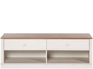 Anita Tv-bänk 137 cm - Vit/honung - Möbler - TV- & Mediamöbler - TV bänk & mediabänk