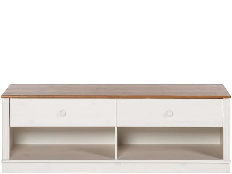 Anita Tv-bänk 137 cm - Vit/honung - Möbler - TV- & Mediamöbler - TV bänk & mediabänk