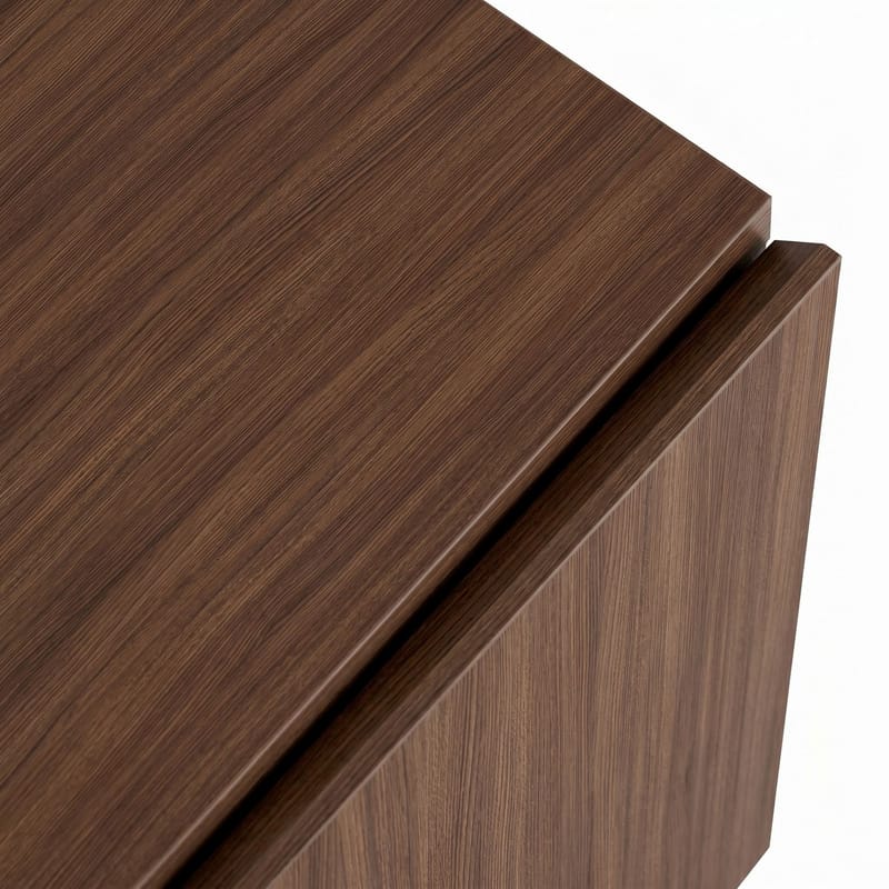 Arvold TV-bänk 160x50x35 cm - Milano Walnut och svart - Möbler - TV- & Mediamöbler - TV bänk & mediabänk