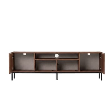 Arvold TV-bänk 160x50x35 cm - Milano Walnut och svart - Möbler - TV- & Mediamöbler - TV bänk & mediabänk
