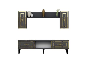 Barriet Tv-möbelset 150x29,6 cm - Antracit - Möbler - TV- & Mediamöbler - TV-möbelset