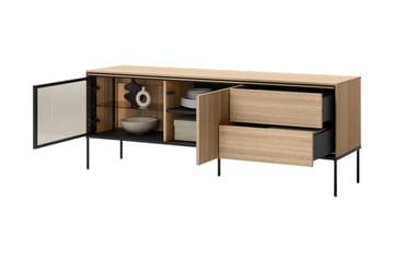 Basici Tv-bänk 167x41 cm - Brun - Möbler - TV- & Mediamöbler - TV bänk & mediabänk