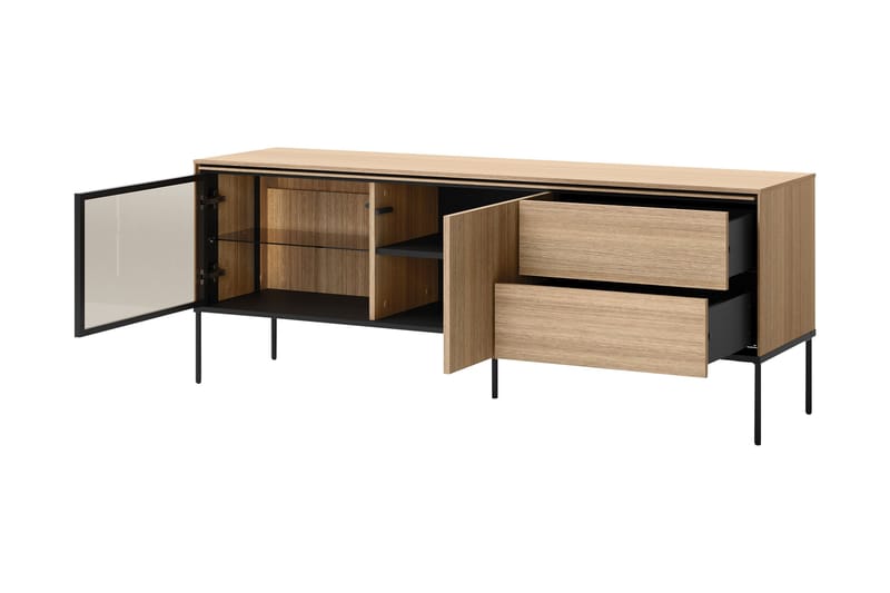 Basici Tv-bänk 167x41 cm - Brun - Möbler - TV- & Mediamöbler - TV bänk & mediabänk