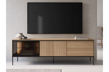 Basici Tv-bänk 197x41 cm - Grå/Grön - Möbler - TV- & Mediamöbler - TV bänk & mediabänk