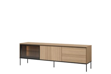 Basici Tv-bänk 197x41 cm - Grå/Grön - Möbler - TV- & Mediamöbler - TV bänk & mediabänk