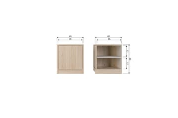 Basmodul Modulär - 44x40x40 cm - Möbler - TV- & Mediamöbler - TV-skåp