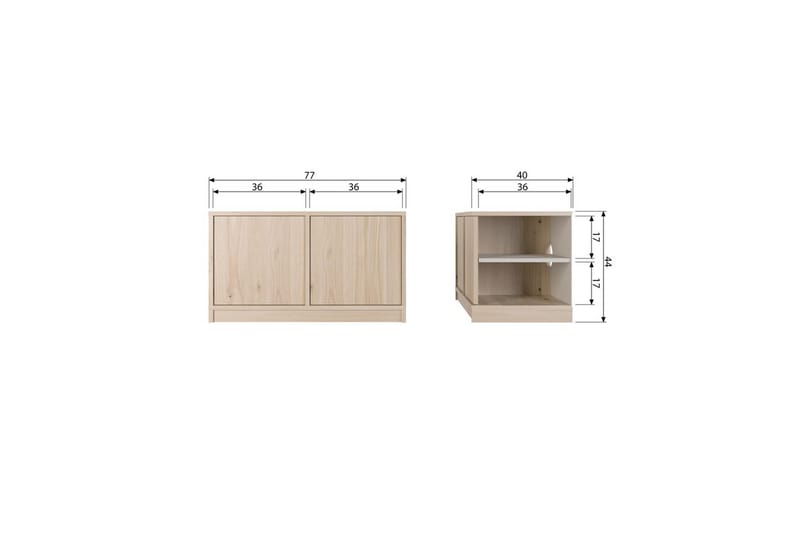 Basmodul Modulär - 44x77x40 cm - Möbler - TV- & Mediamöbler - TV-skåp