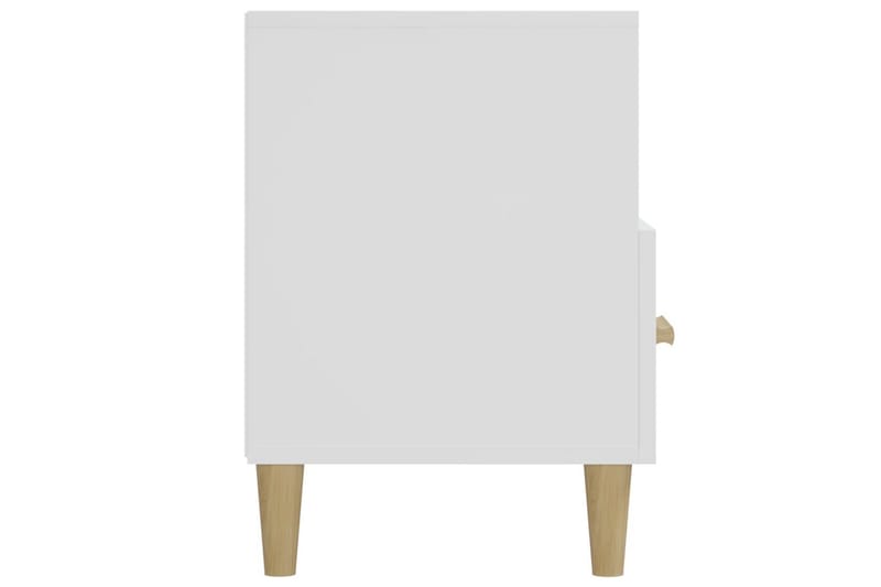 beBasic Tv-bänk vit högglans 102x36x50 cm konstruerat trä - White - TV bänk & mediabänk