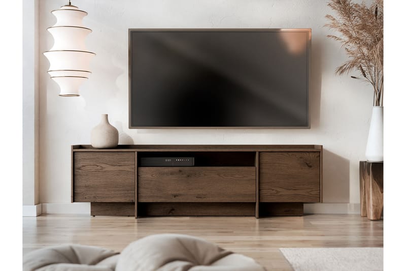 Bellia Tv-skåp 197x38 cm - Grå - Möbler - TV- & Mediamöbler - TV-skåp