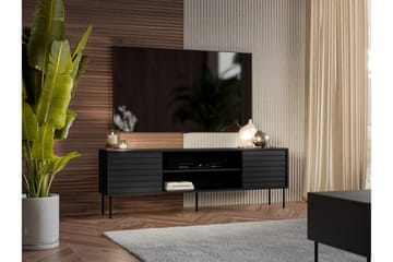 Belonger Tv-bänk 180 cm - Svart - Möbler - TV- & Mediamöbler - TV bänk & mediabänk