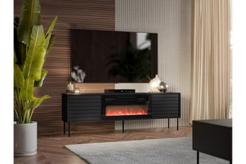 Belonger Tv-bänk 180 cm - Svart - Möbler - TV- & Mediamöbler - TV bänk & mediabänk