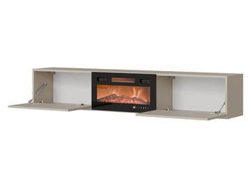 Berik Tv-bänk 180 cm - beige och svart - Möbler - TV- & Mediamöbler - TV bänk & mediabänk