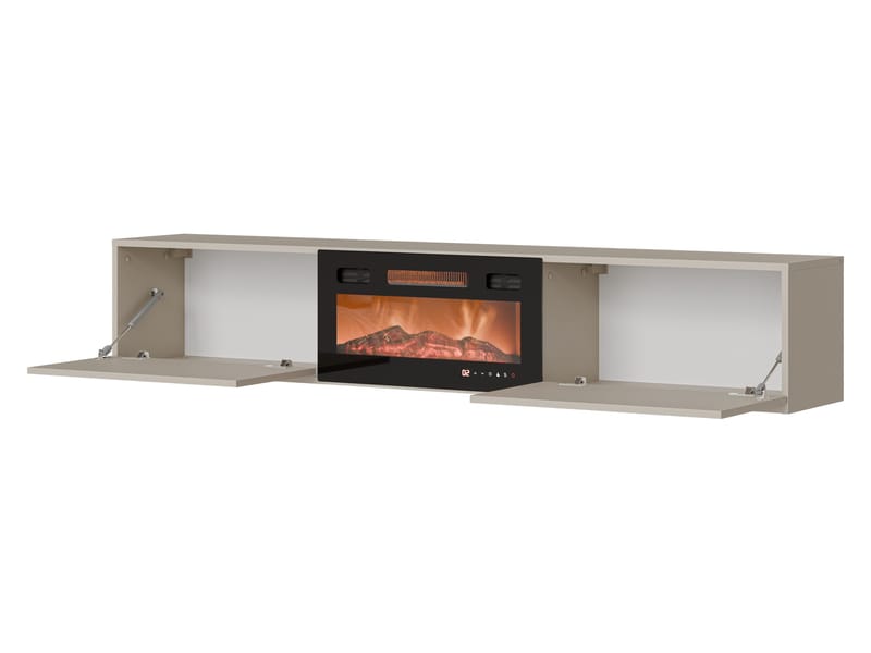 Berik Tv-bänk 180 cm - beige och svart - Möbler - TV- & Mediamöbler - TV bänk & mediabänk