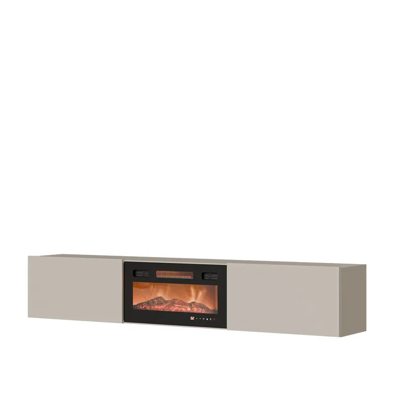 Berik Tv-bänk 180 cm - beige och svart - Möbler - TV- & Mediamöbler - TV bänk & mediabänk