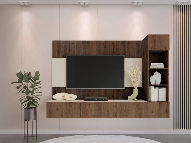 Bernice Tv-skåp 220 cm - brun - Möbler - TV- & Mediamöbler - TV-möbelset