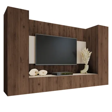 Bernice Tv-skåp 260 cm - brun - Möbler - TV- & Mediamöbler - TV-möbelset