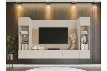Bernice Tv-skåp 260x38 cm - Beige - Möbler - TV- & Mediamöbler - TV-skåp