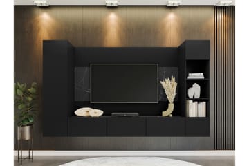 Bernice Tv-skåp 260x38 cm - Svart - Möbler - TV- & Mediamöbler - TV-skåp